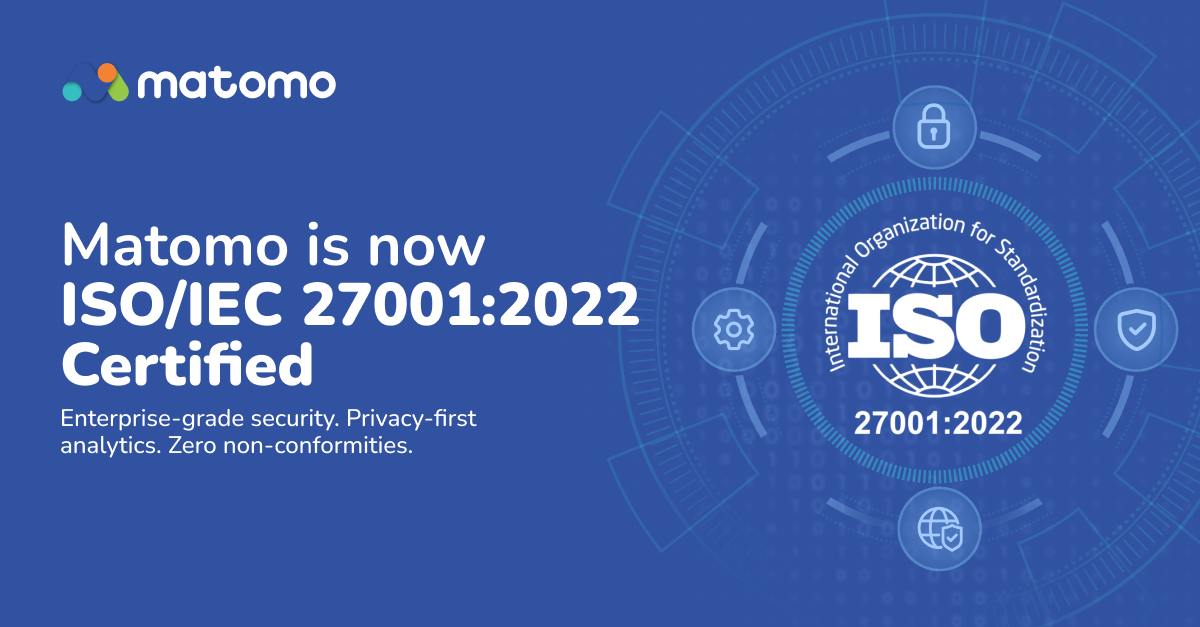 matomo iso-iec 27001-2022 certified